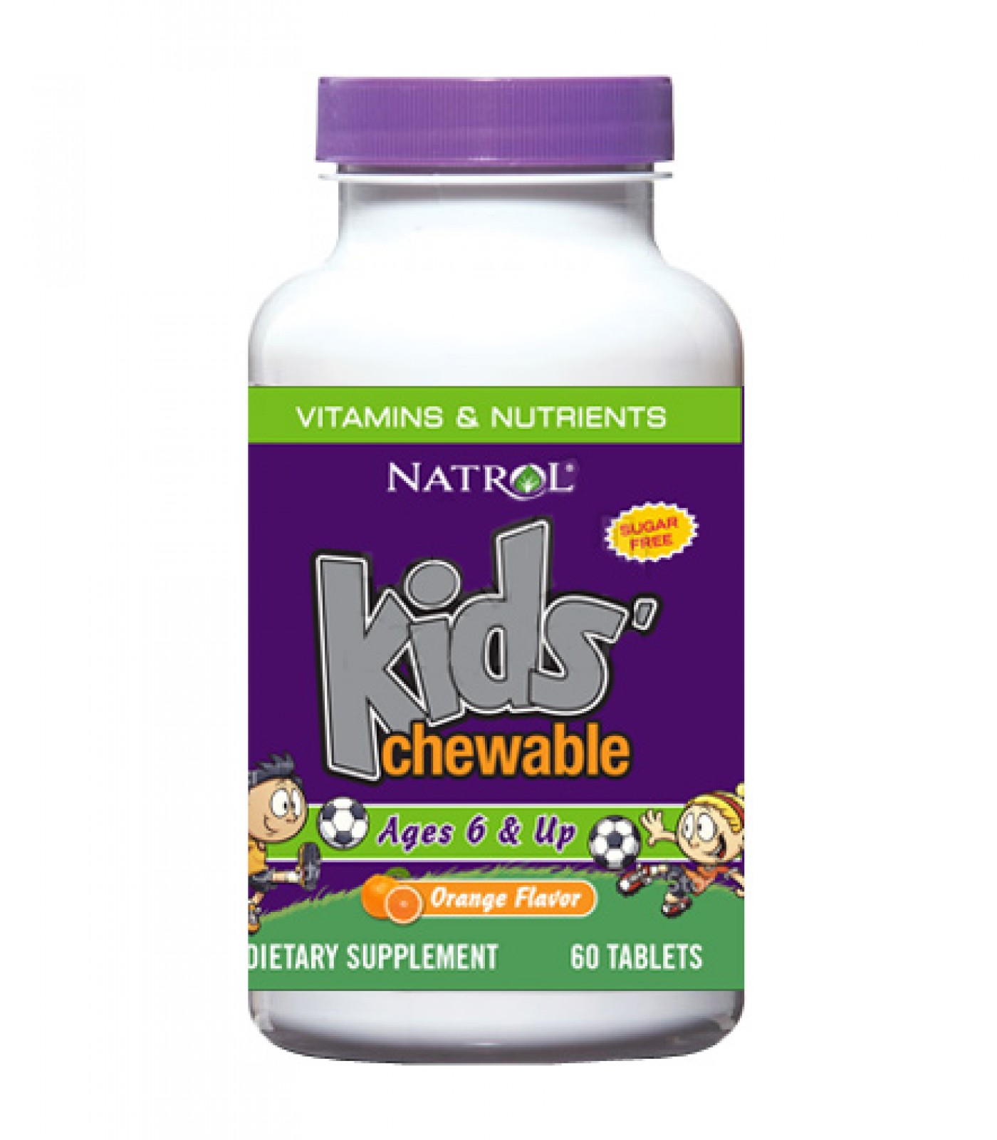 Natrol Kids Multivitamins Orange / 60 таблетки​